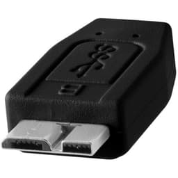 Tether Tools CU5404-BLK TetherPro USB 3.0 Male Type-A to USB 3.0 Micro-B Cable 30cm