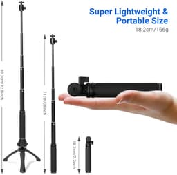 Fotopro MS-4F Bluetooth Selfie Stick with Tripod