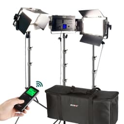 Viltrox VL-40T Renk Ayarlı Profesyonel LED Işık (3`lü set)