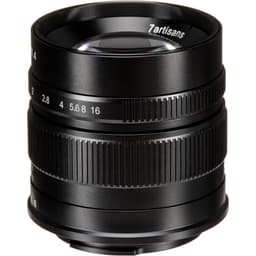 7artisans 55mm f/1.4 Lens (Canon EF-M) MF APS-C Lens Siyah