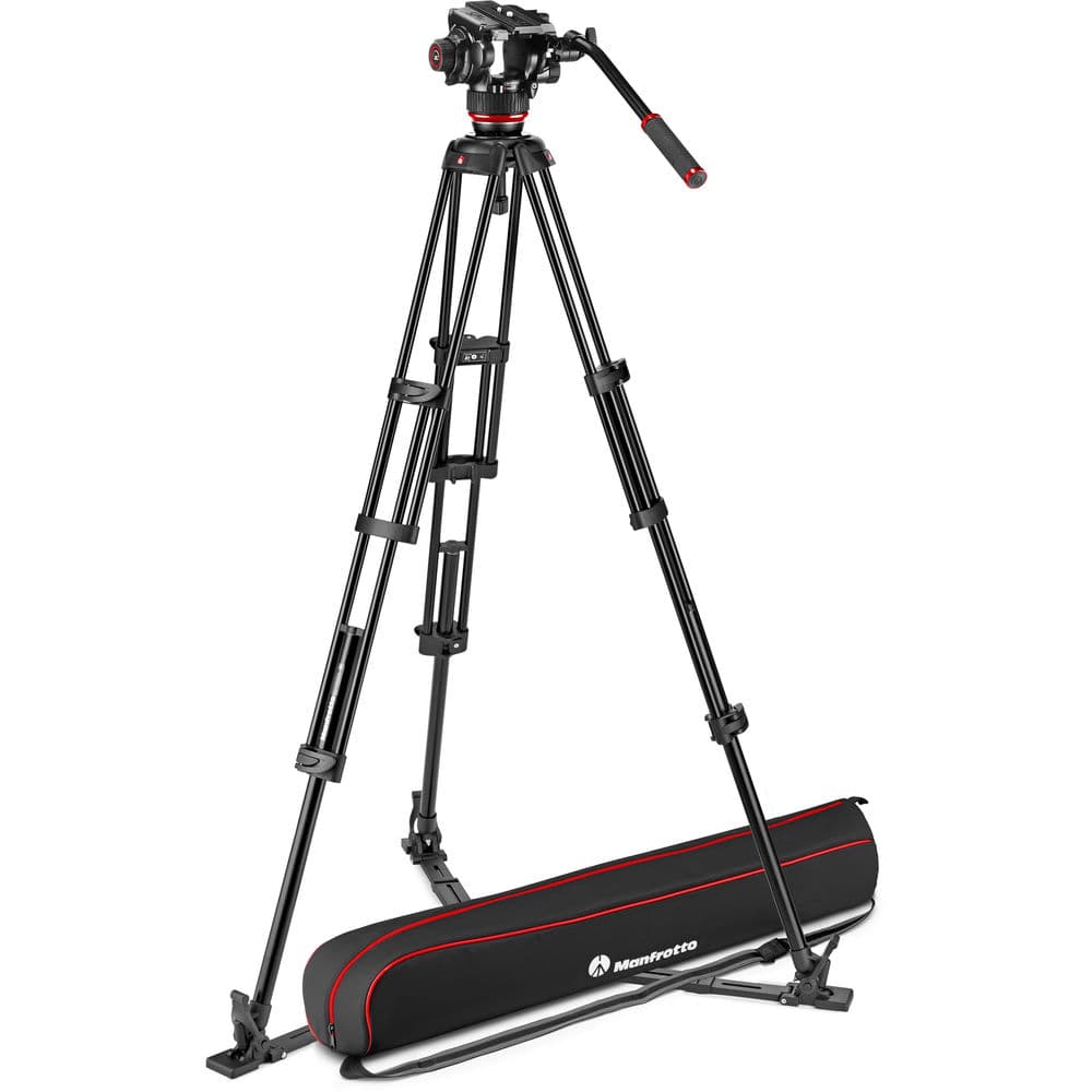 Manfrotto MVK504XTWINGA 504X &amp; Alu Twin GS Tripod Kit