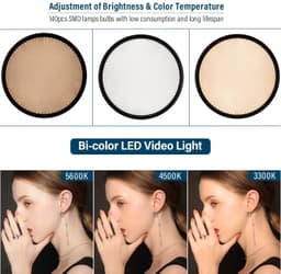 Viltrox VL-500T Bi-Color Led Işık 2`li Işık Seti
