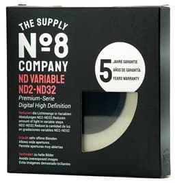 No8 49mm Nano Variable Density ND 2-32 Filtre (1-5 Stop)