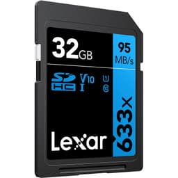 Lexar 32 GB SDHC C10 U1 V10 UHS-I Kart 633x 95 mb/s