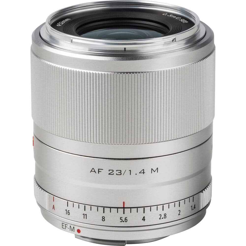 Viltrox AF 23mm f/1.4 STM Lens (Canon EF-M) Silver