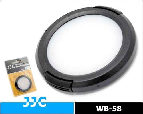JJC WB-58 Beyaz Ayar Kapağı 58mm