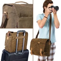National Geographic A2560 Medium Kamera ve Notebook Omuz Çantası