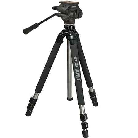 Slik Pro 700 QF Profesyonel Tripod + 504 QF II Fluid Video Head + Taşıma Kılıfı