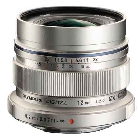 Olympus m.Zuiko ED 12mm 1:2.0 MSC (Gümüş)