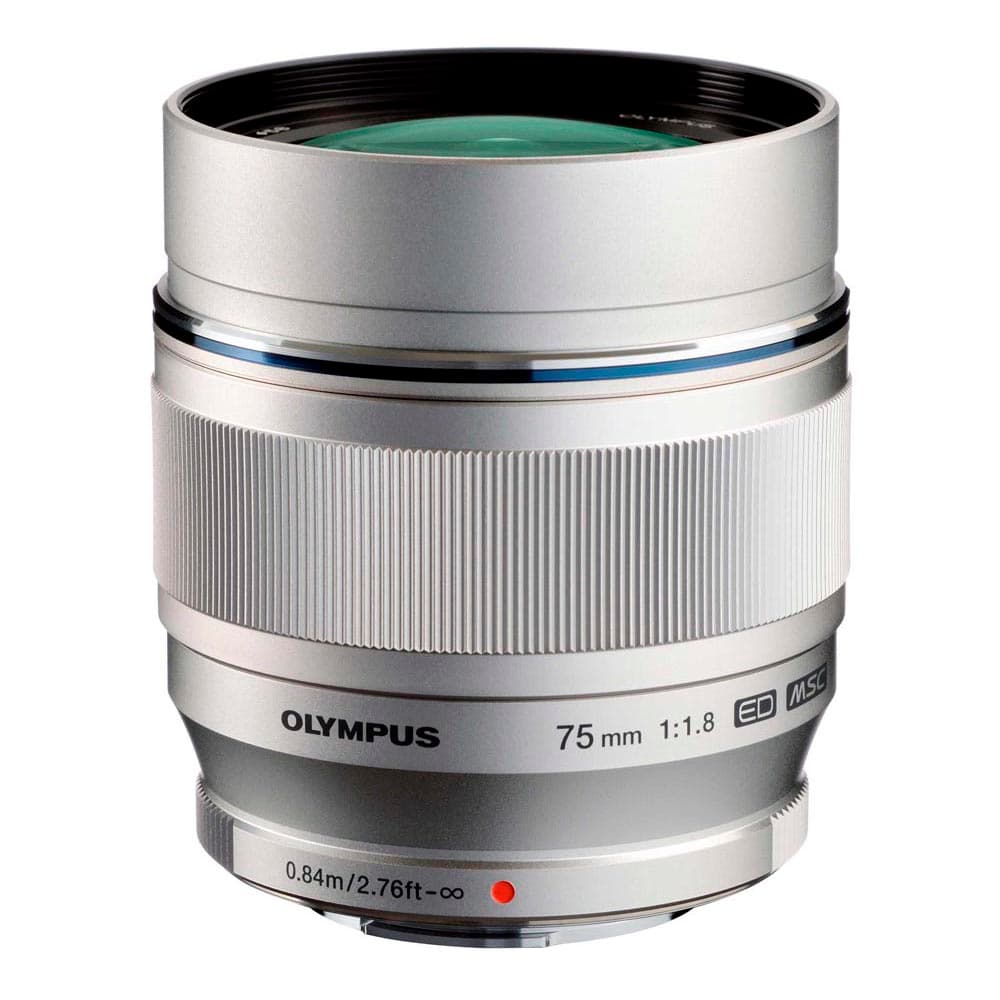 Olympus m.Zuiko ED 75mm 1:1.8 MSC (Gümüş)