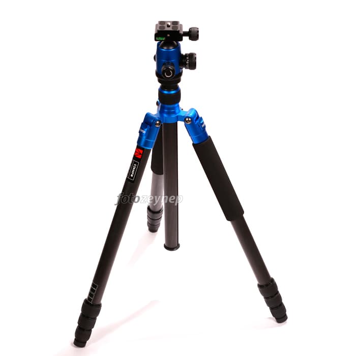 Digipod C-2840FM Carbon Fiber Profesyonel Tripod (Mavi)