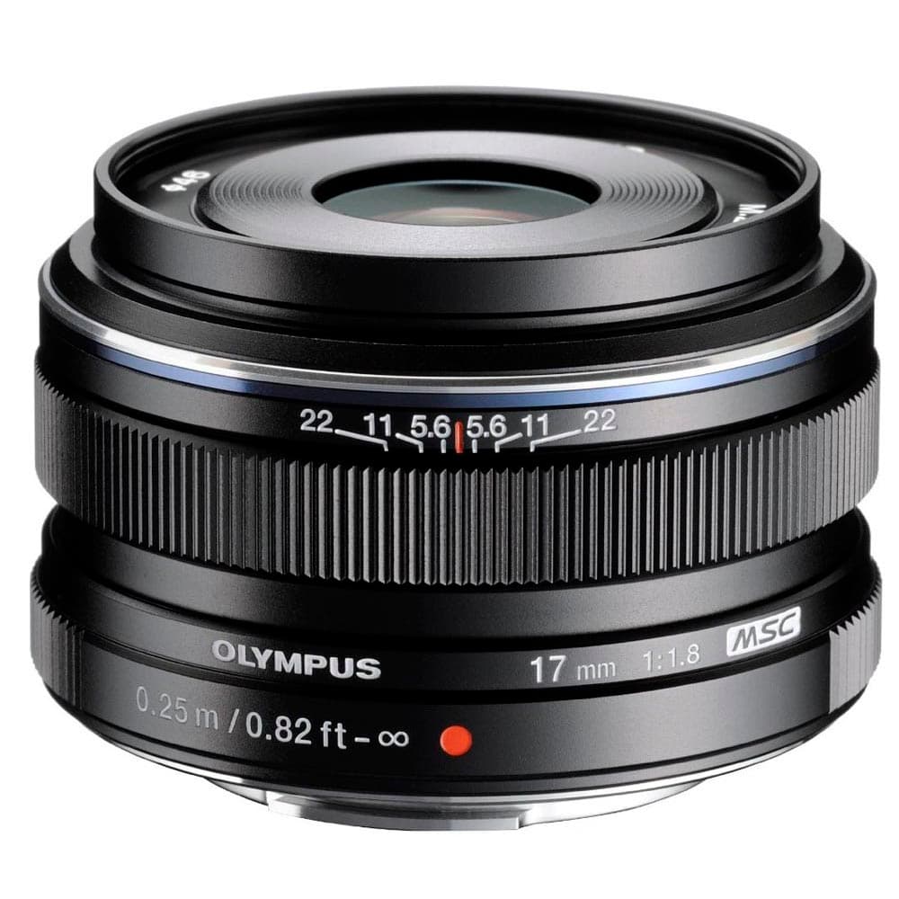 Olympus m.Zuiko ED 17mm 1:1.8 MSC (Siyah)