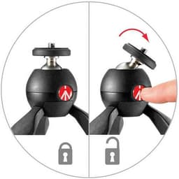 Manfrotto MTPIXI-B Pixi Mini Table Top Tripod (Black)