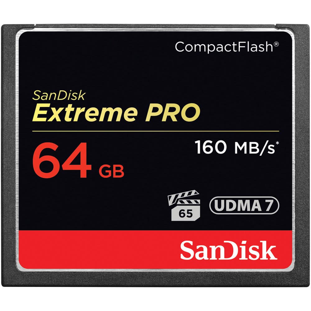 Sandisk 64 GB Extreme PRO CF Kart 1067x 160 mb/s