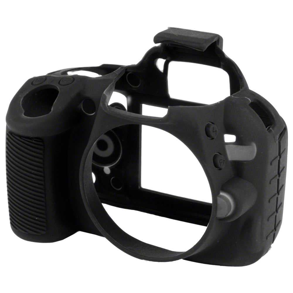 EasyCover Silikon Kılıf (Nikon D3100 Siyah)