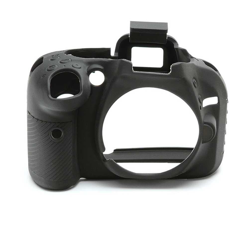 EasyCover Silikon Kılıf (Nikon D5200 Siyah)
