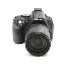 EasyCover Silikon Kılıf (Nikon D5200 Siyah)