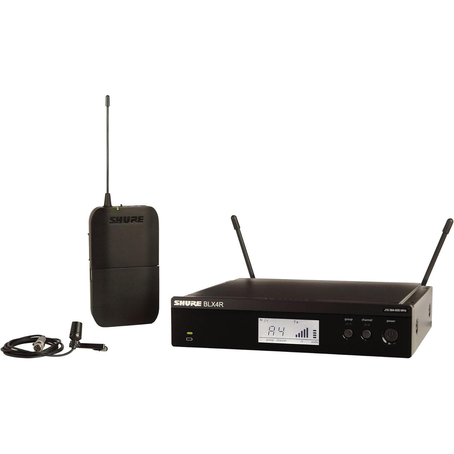 Shure BLX14RE/CVL Rack Tipi Kablosuz Yaka Mikrofonu