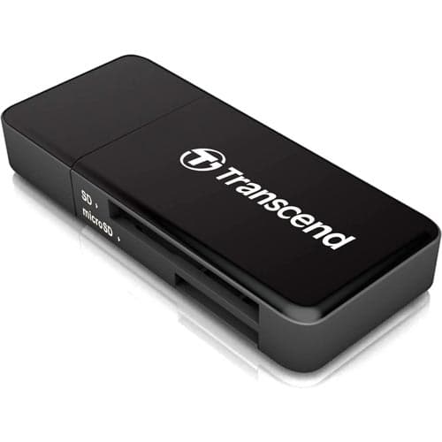 TRANSCEND TS-RDF5K SD/MicroSD Card USB 3.1 Gen 1, Black