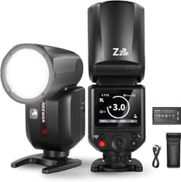 Neewer Z2PRO-C Yuvarlak Başlıklı Bataryalı Tepe Flaşı (Canon)