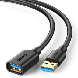 Ugreen USB 3.0 Uzatma Kablosu, 2 Metre, Siyah