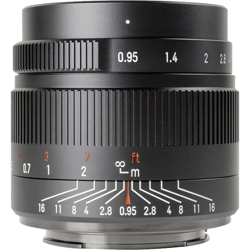 7Artisans 35mm F0.95 M43 (Panasonic Olympus) MF Lens Siyah 
