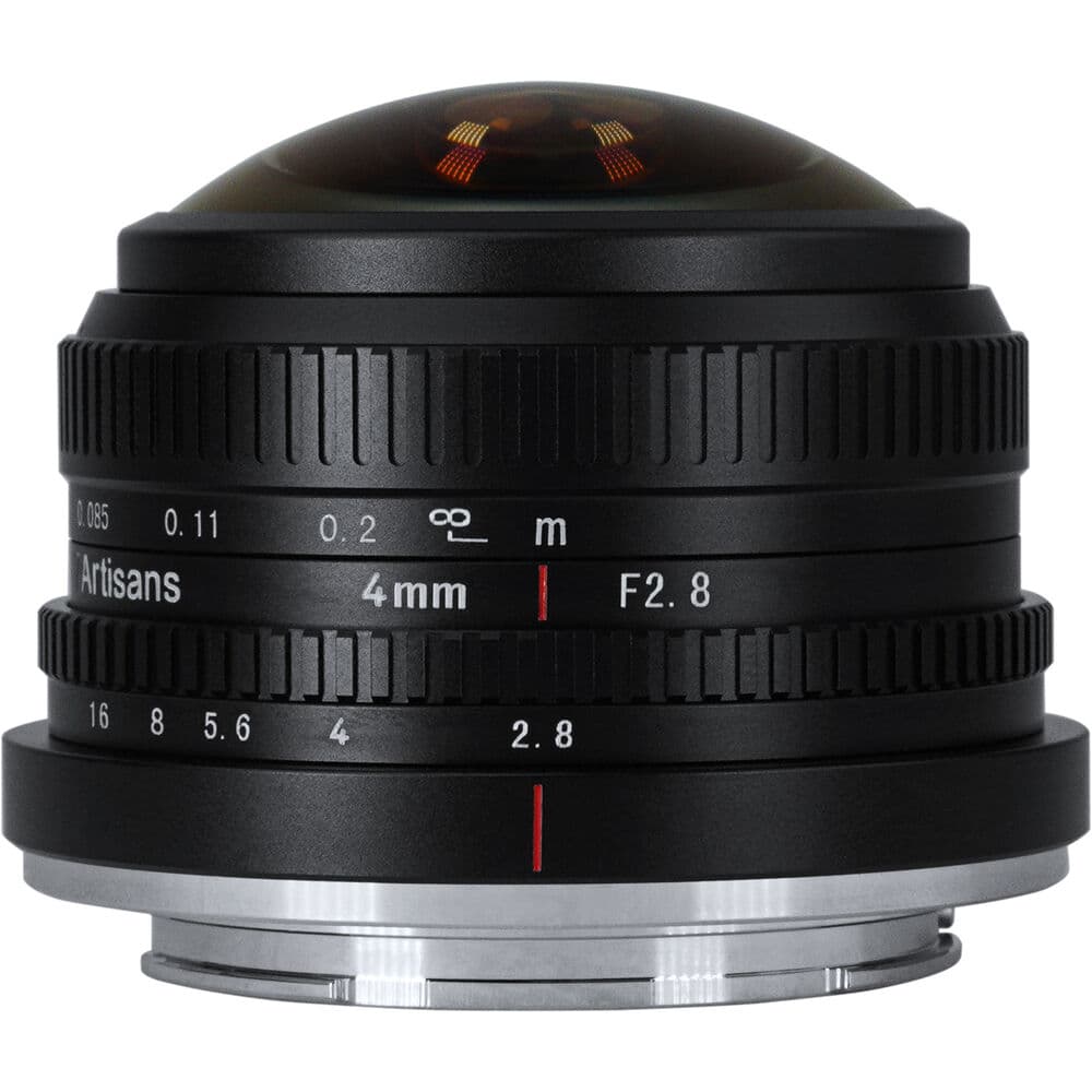 7Artisans 4mm F2.8 M43 (Panasonic Olympus) MF APS-C Lens Siyah