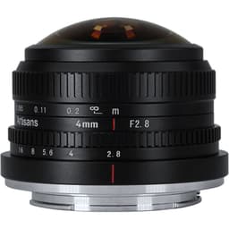 7Artisans 4mm F2.8 M43 (Panasonic Olympus) MF APS-C Lens Siyah
