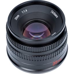 7Artisans 35mm/F1.4 Fuji (FX Mount) MF APS-C Lens Siyah