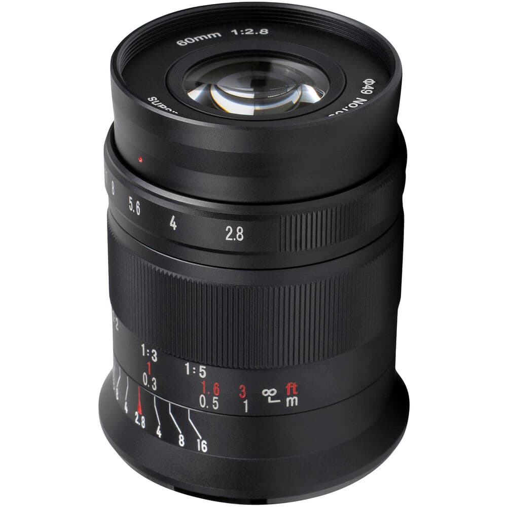 7Artisans 60mm/F2.8 Mark II Sony (E Mount) MF APS-C Lens Siyah
