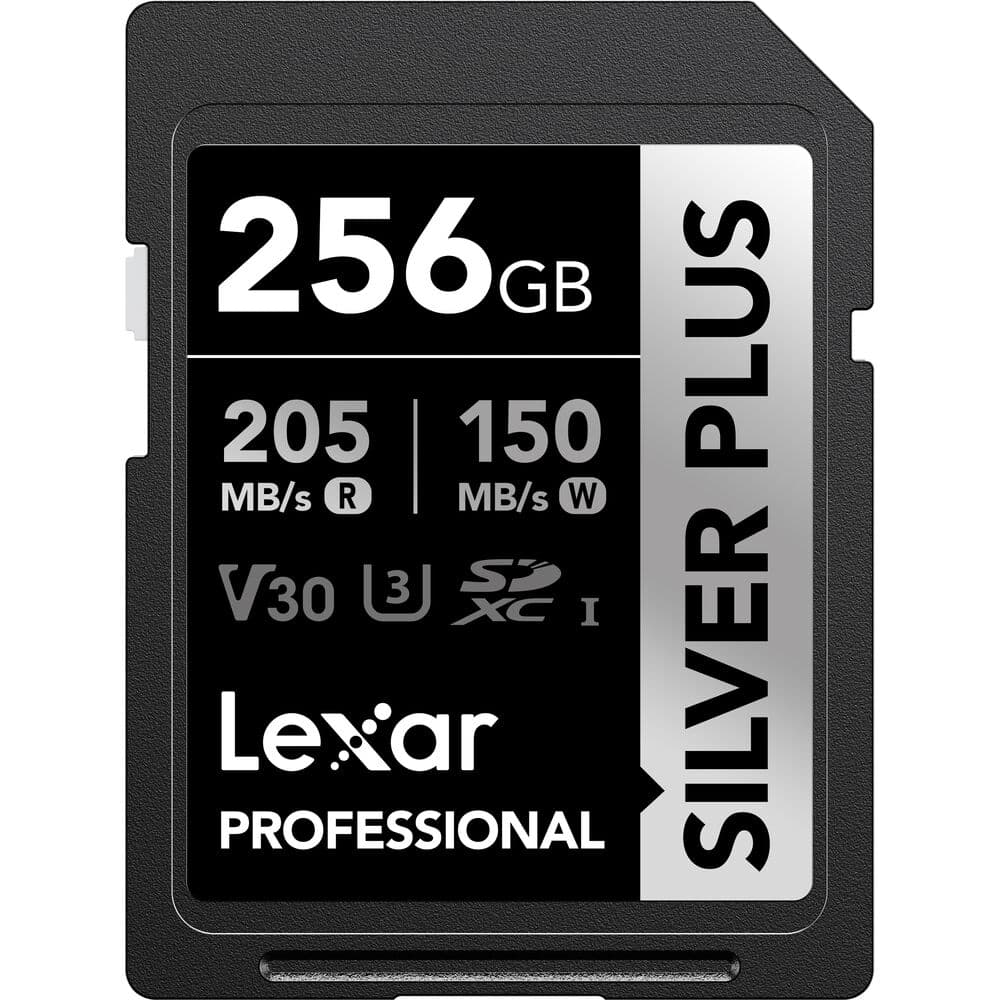 Lexar 256 GB Professional SILVER PLUS UHS-I SDXC Memory Card