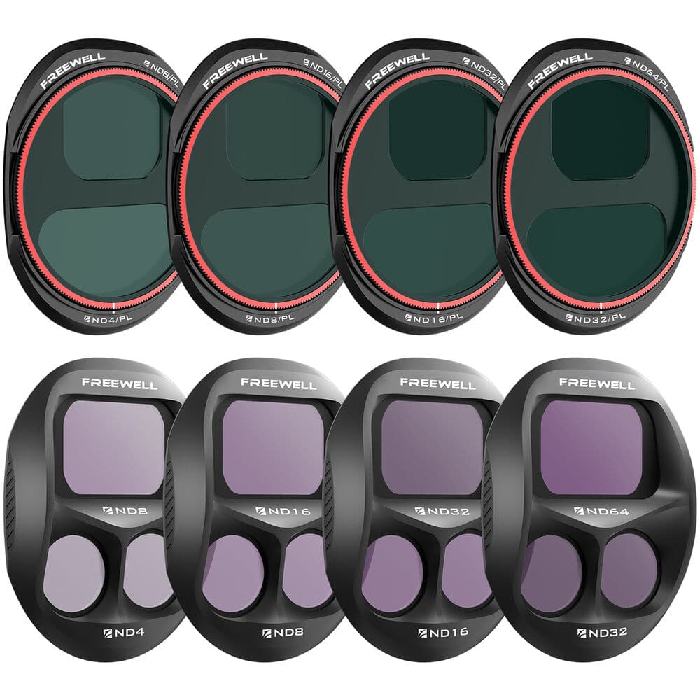 Freewell DJI Mavic 4 Pro All-Day ND/PL Filter Set (8-Pack)
