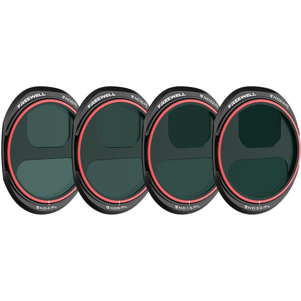 Freewell DJI Mavic 4 Pro Bright-Day ND/PL Filter Set (4-Pack)