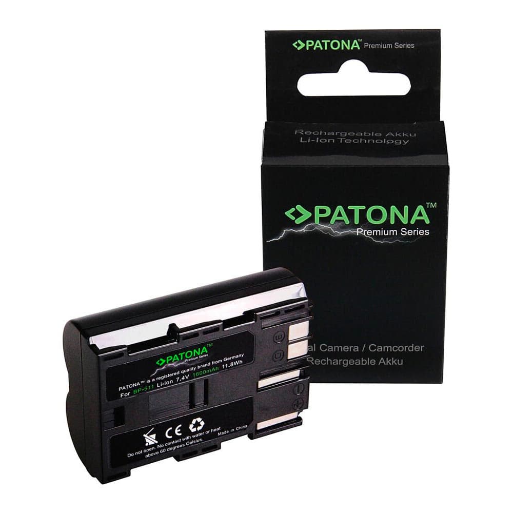 Patona 1210 Premium BP-511 Canon Batarya