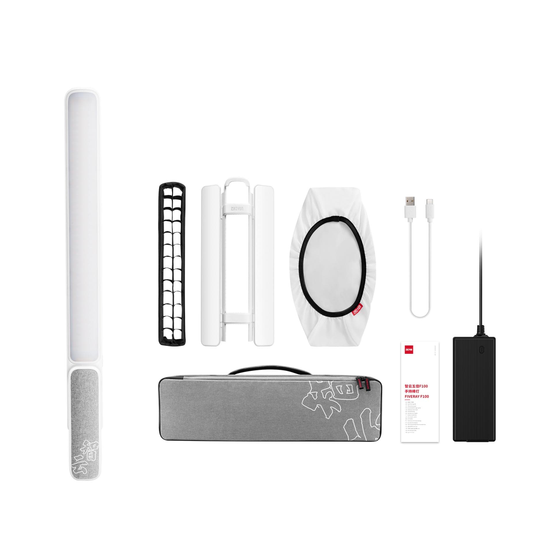 Zhiyun FIVERAY F100 RGB Combo LED Işık (Beyaz)