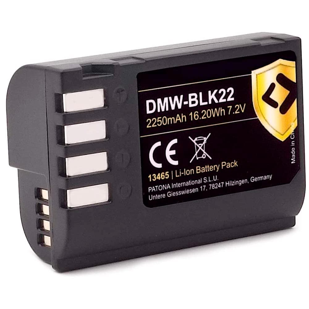 Patona 13465 Premium DMW-BLK22 Panasonic Batarya