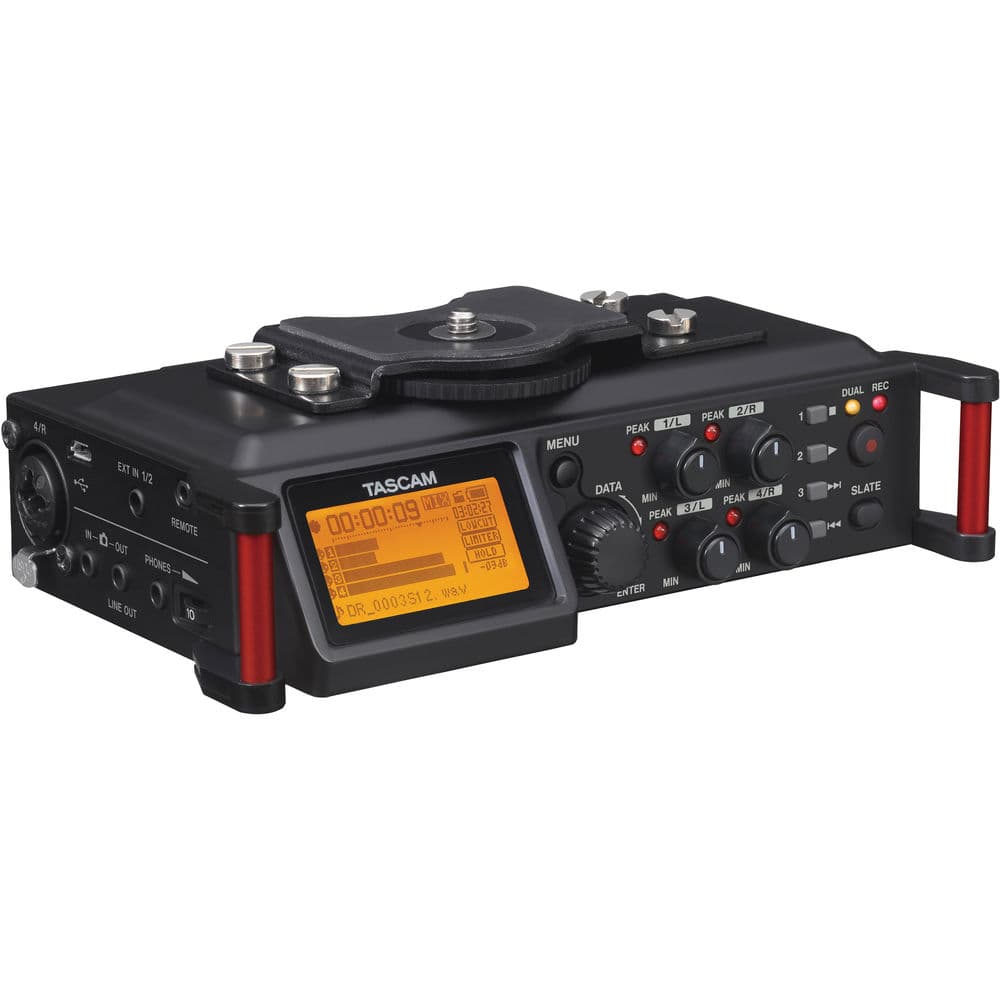 Tascam DR-70D DSLR Fotoğraf Makineleri için Dört Kanallı Ses Kayıt Cihazı