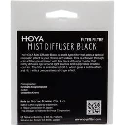 Hoya Mist Diffuser Black No. 0.5 Filter 72mm