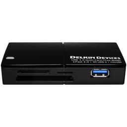 Delkin Devices USB 3.0 CFast &amp; SD UHS-II Card Reader 