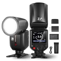 Neewer Z2-S Yuvarlak Başlıklı Bataryalı Tepe Flaşı Difüzör Set (Sony)