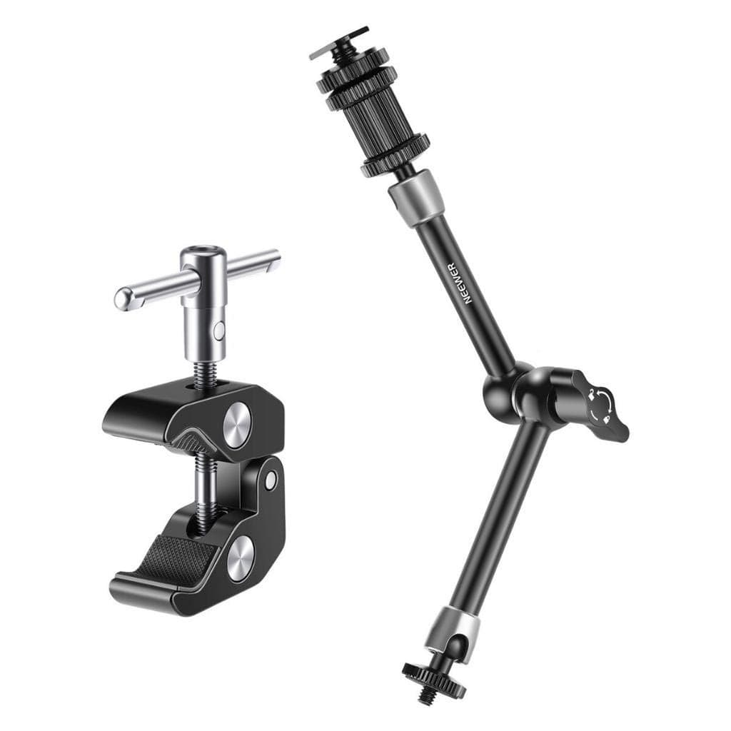 Neewer ST-20 11'' 28cm 1/4'' Vidalı Magic Arm &amp; Yengeç Clamp