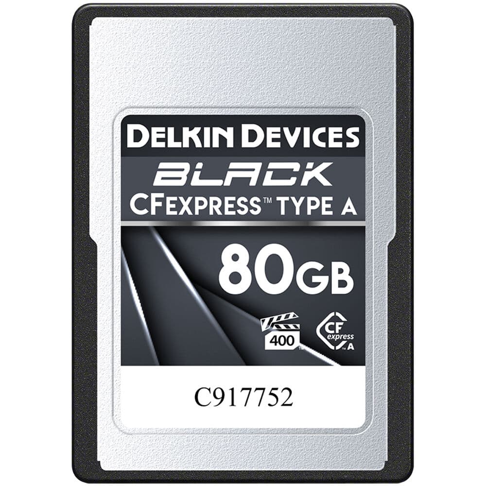 Delkin Devices 80GB BLACK CFexpress™ Type A Memory Cards