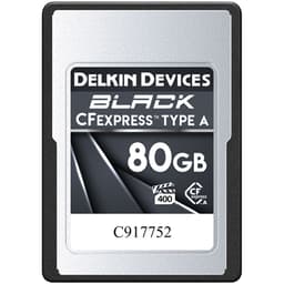 Delkin Devices 80GB BLACK CFexpress™ Type A Memory Cards