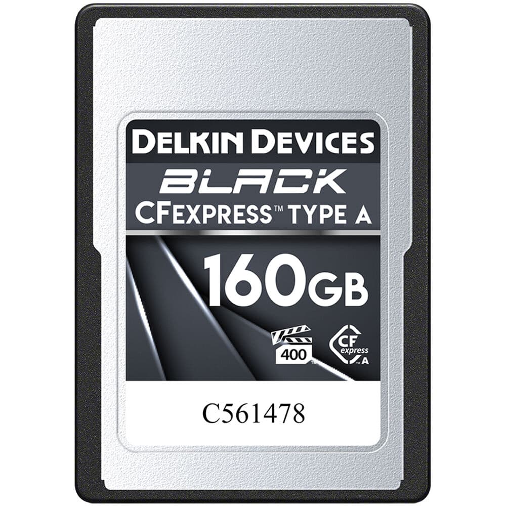 Delkin Devices 160GB BLACK CFexpress™ Type A Memory Cards
