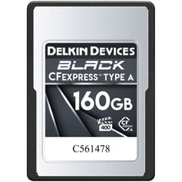 Delkin Devices 160GB BLACK CFexpress™ Type A Memory Cards