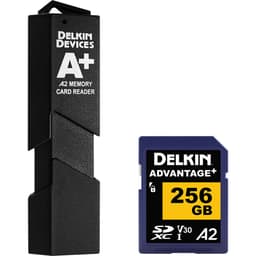 Delkin Devices USB 3.1 SD &amp; microSD A2 Memory Card Reader