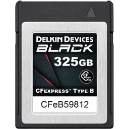 Delkin Devices 325GB BLACK CFexpress™ Type B Memory Cards