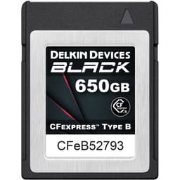 Delkin Devices 650GB BLACK CFexpress™ Type B Memory Cards
