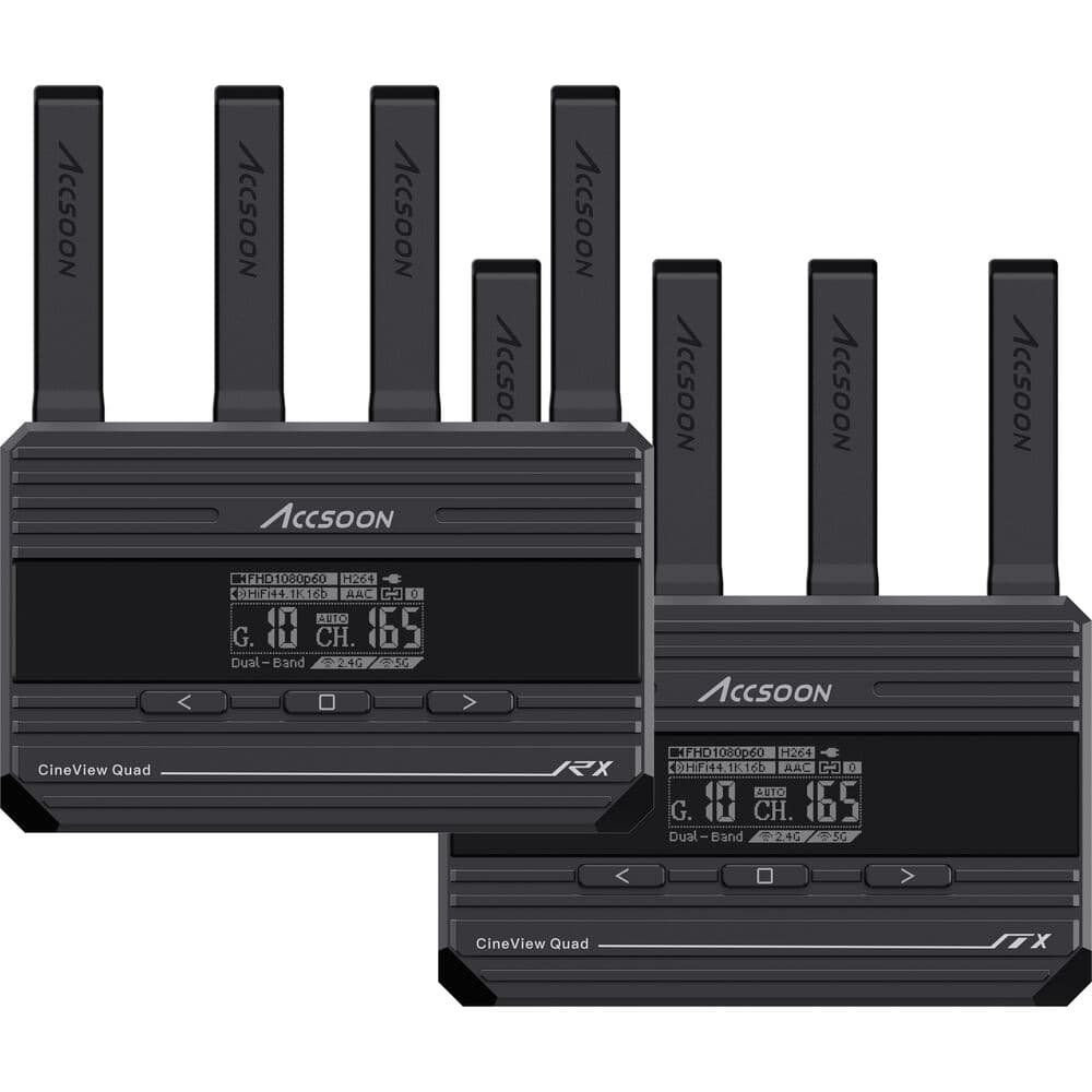 Accsoon WIT04-QS CineView Quad Multi-Spectrum Wireless Video Transmission System