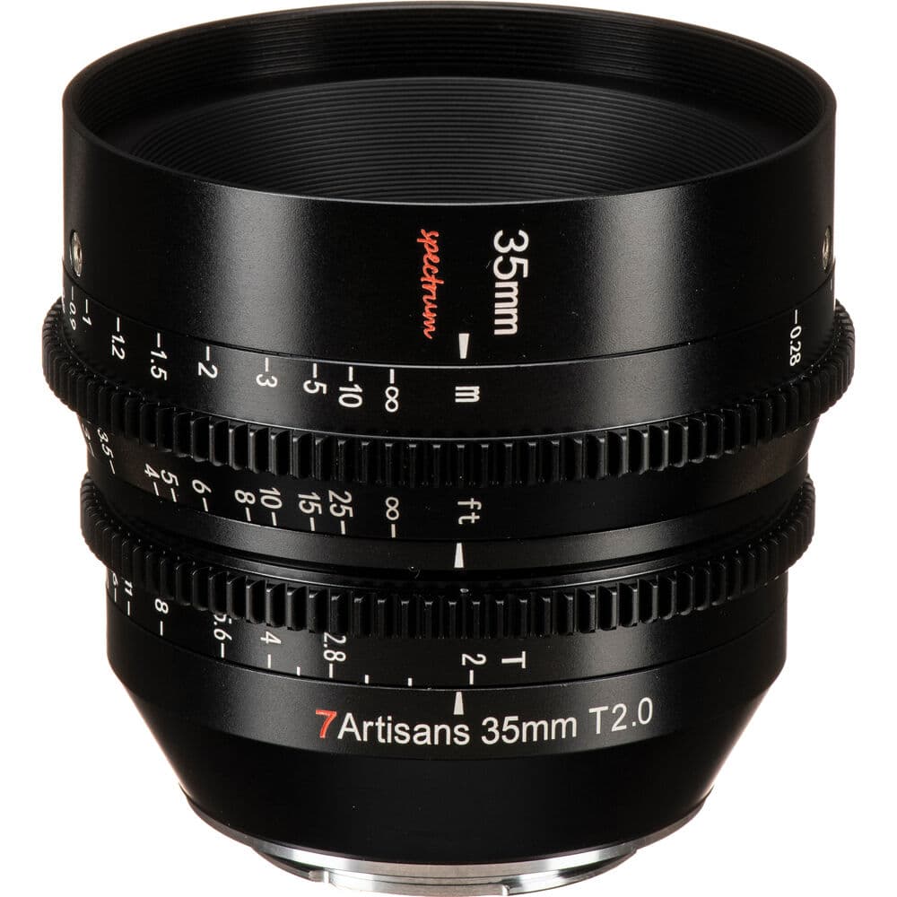 7Artisans 35mm T2.0 Sony (E Mount) Full Frame Cine Lens Siyah